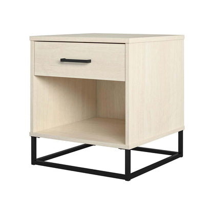 Novogratz Kelly Nightstand - Chêne ivoire|Table de nuit Kelly de Novogratz - chêne ivoire
