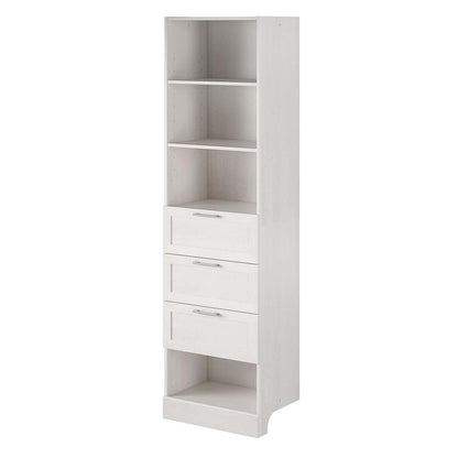 Dorel Home Elba 3-Drawer Modular Closest Unit - Chêne ivoire|Meuble de garde-robe modulaire Elba Dorel Home à 3 tiroirs - chêne ivoire