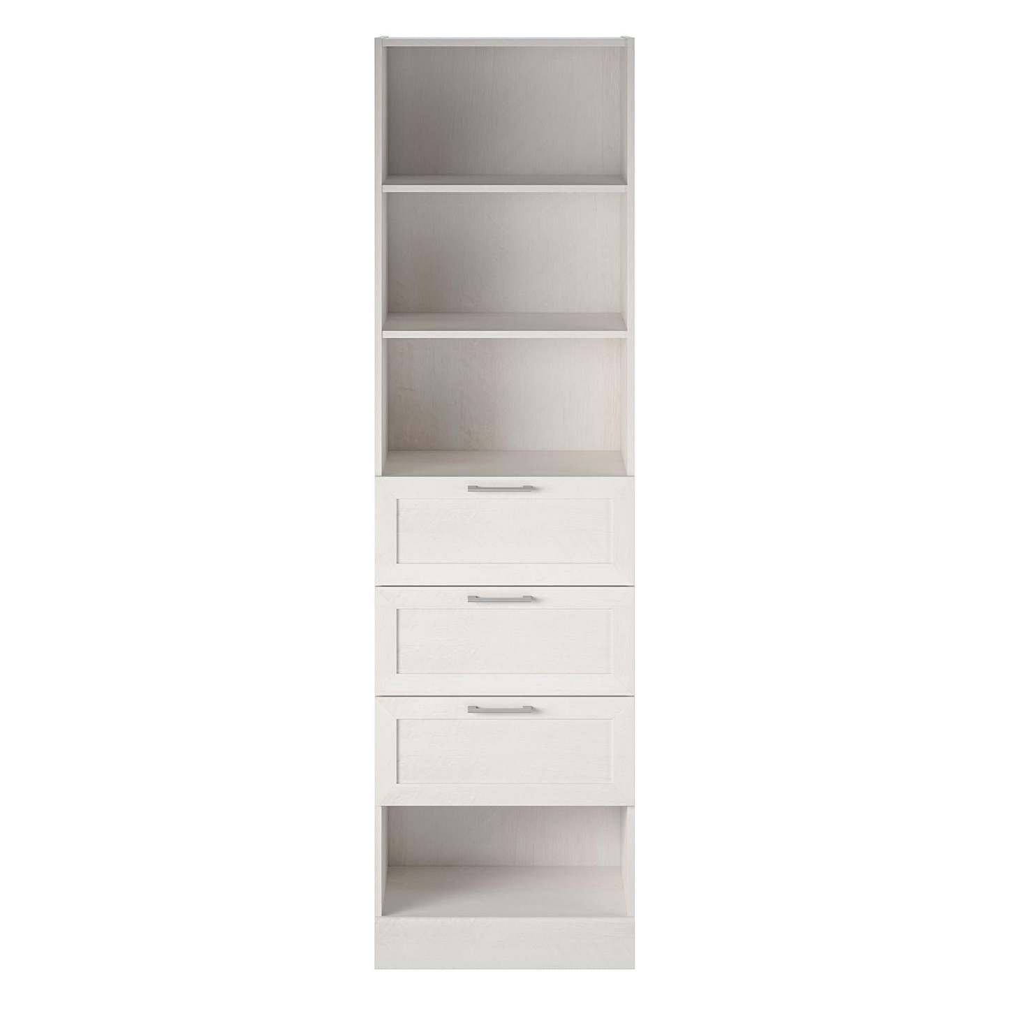 Dorel Home Elba 3-Drawer Modular Closest Unit - Chêne ivoire|Meuble de garde-robe modulaire Elba Dorel Home à 3 tiroirs - chêne ivoire
