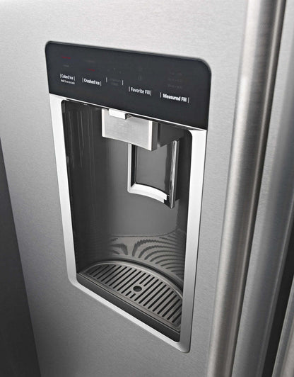 Réfrigérateur KitchenAid de 24 pi³ et de 36 po à portes françaises - acier inoxydable avec finition PrintShield™ - KRFC…