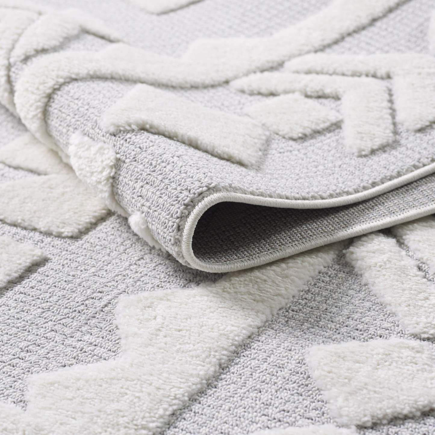 Tapis à poils longs Quinto Tres marocain - 6'3 x 9'|Carpette à poil long Quinto Tres marocain - 6 pi 3 po x 9 pi