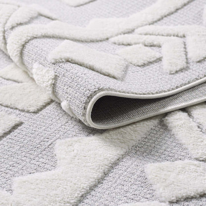 Tapis à poils longs Quinto Tres marocain - 6'3 x 9'|Carpette à poil long Quinto Tres marocain - 6 pi 3 po x 9 pi