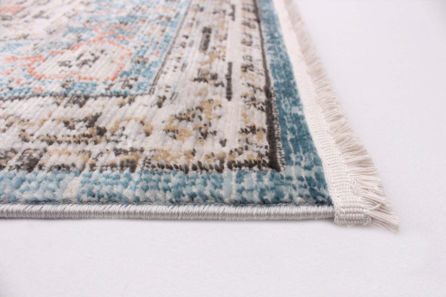 Tapis Zarita Bleu 6'7 X 9'6 Tapis|Carpette Zarita bleue 6 pi 7 po x 9 pi 6 po|D86FSMZU