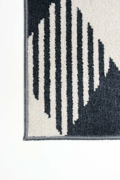 Tapis Kors bleu lavable en machine - 3'0 x 5'0|Carpette Kors bleue lavable à la machine - 3 pi 0 po x 5 pi 0 po|D86F1JN3