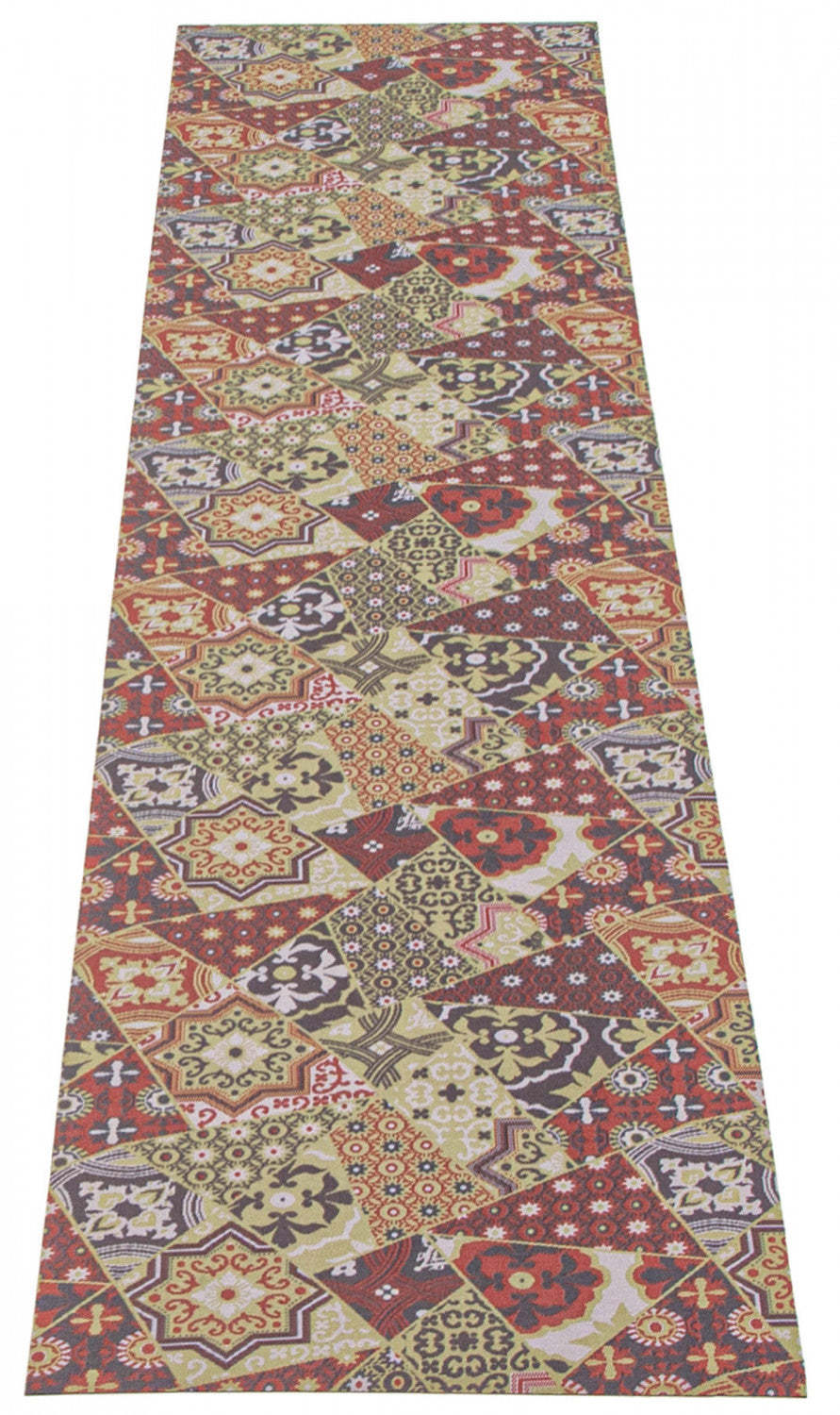 Tapis Bellezza Rouge / Vert 2'2 x 26'0|Carpette Bellezza rougevert 2 pi 2 po x 26 pi 0 po|D22E8V7C