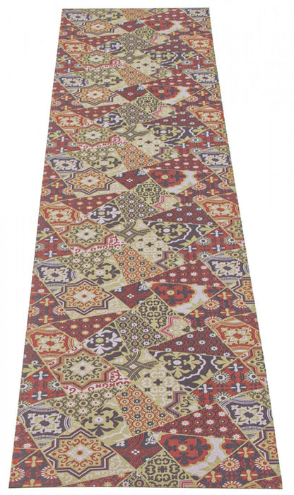 Tapis Bellezza Rouge / Vert 2'2 x 26'0|Carpette Bellezza rougevert 2 pi 2 po x 26 pi 0 po|D22E8V7C