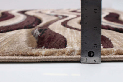 Tapis Allonah bleue - 5 pi 3 po x 7 pi 3 po