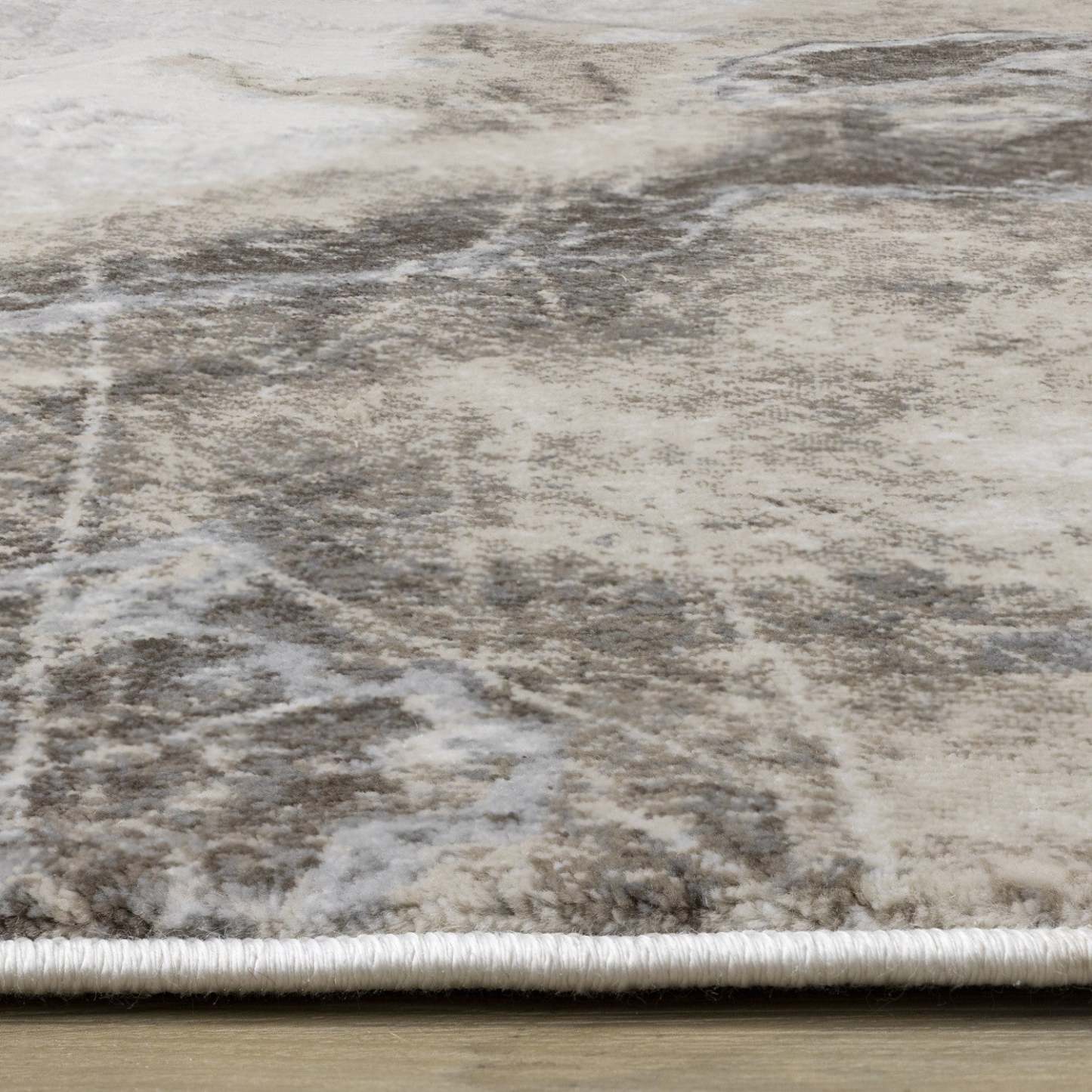 Tapis d'intérieur en marbre London - 5'3 x 7'7|Carpette London à motif marbré pour l'intérieur - 5 pi 3 po x 7 pi 7 po