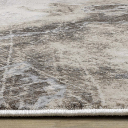 Tapis d'intérieur en marbre London - 5'3 x 7'7|Carpette London à motif marbré pour l'intérieur - 5 pi 3 po x 7 pi 7 po