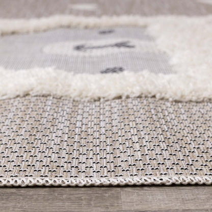 Kids Llama Area Rug - 5'3 x 7'7|Carpette à motif lama pour enfants - 5 pi 3 po x 7 pi 7 po