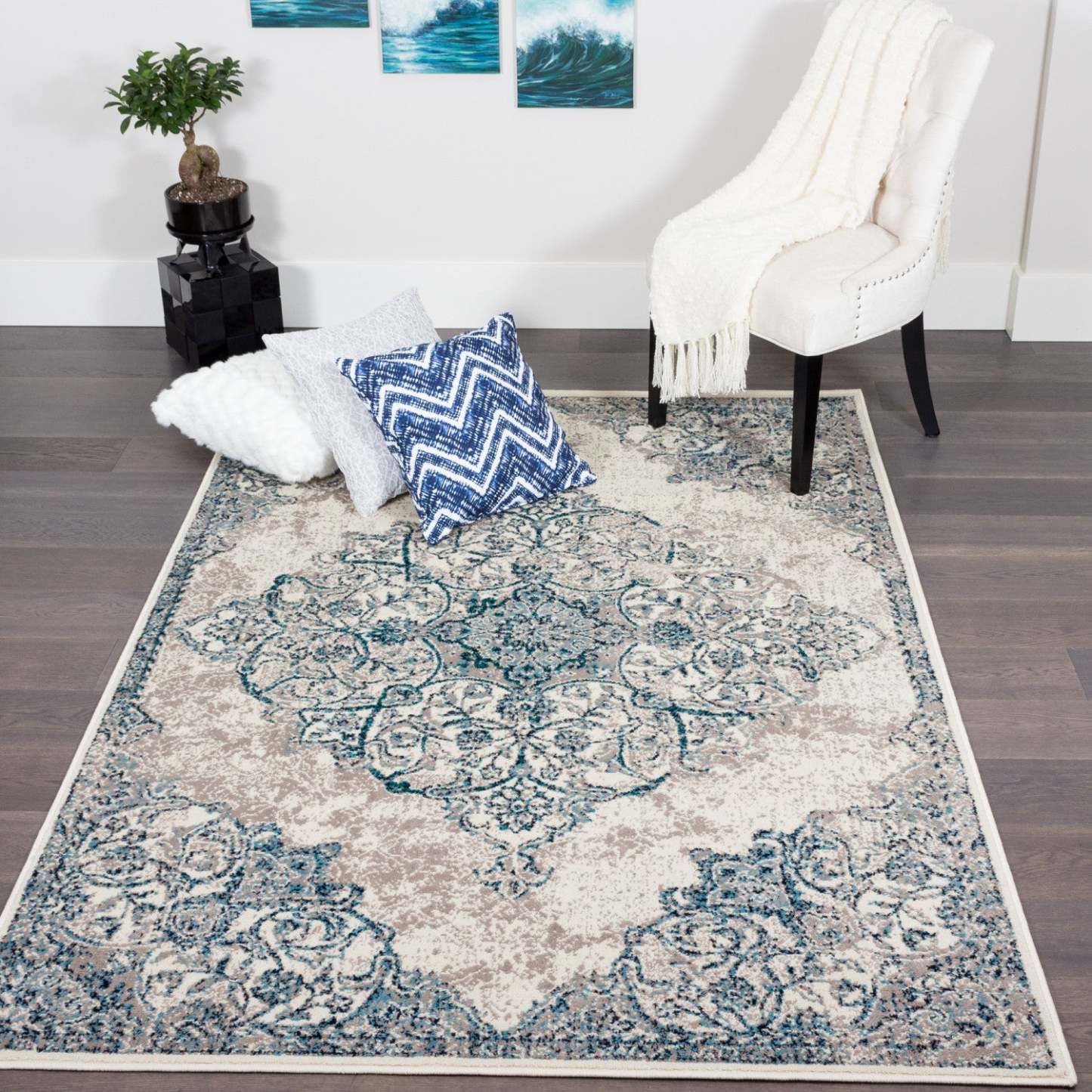 Sav Silver 4x6 Area Rug|Tapis Sav argenté 4 x 6|D80GFVL2