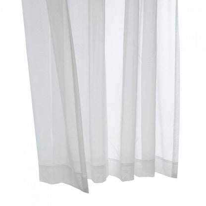 Habitat Voile White Rod Pocket Curtain Panel - 112 x 95|Panneau de rideau passe-tringle Voile blanc d'Habitat - 112 x 95