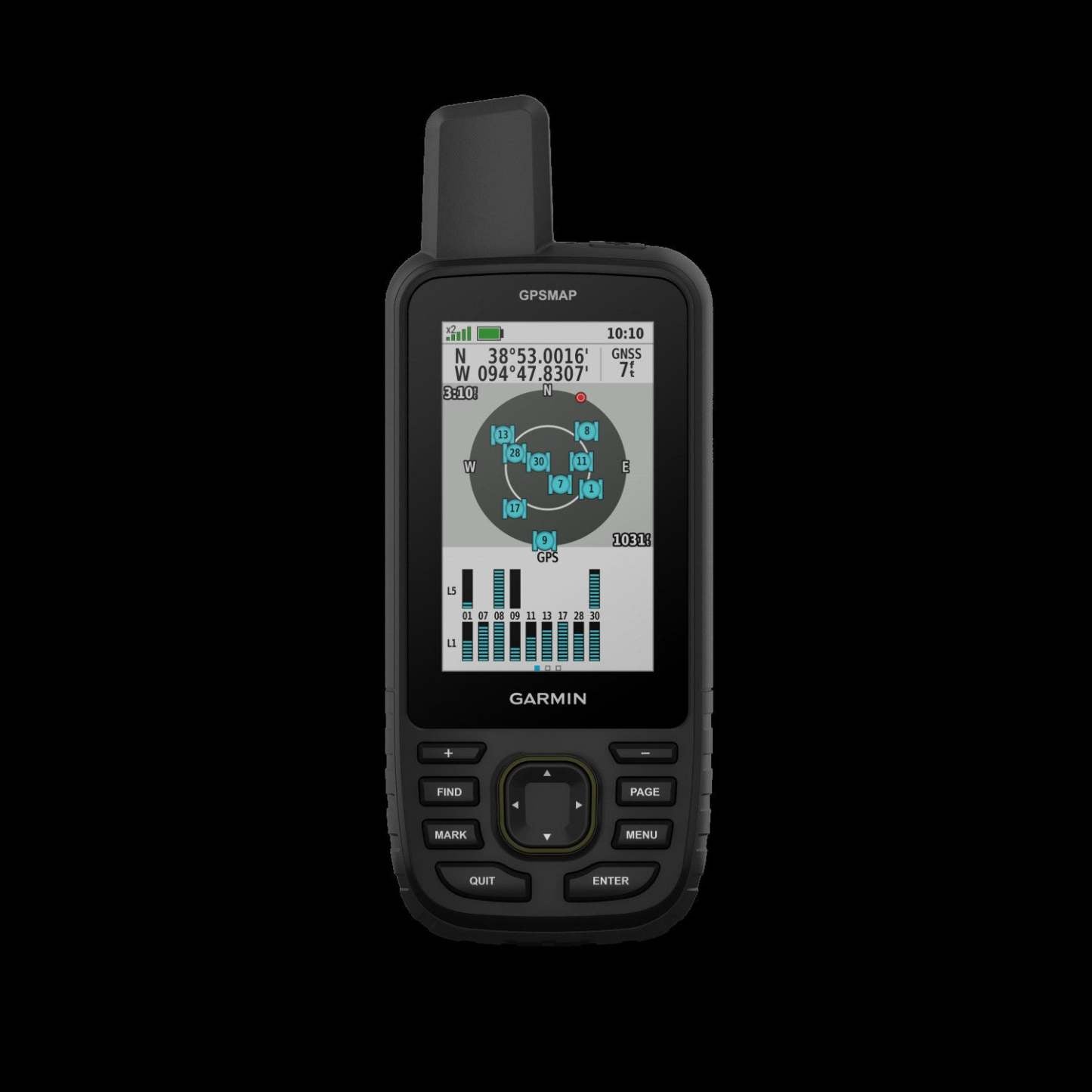 Garmin Gpsmap® 67 Handheld Gps - Outdoor W/ 3” Display, Topoactive Mapping And 840-hr Battery Life|Garmin Gpsmap® 67 Gps Portable - Extérieur Avec Écran De 3 Pouces, Cartographie Topoactive Et Autonomie De 840 Heures