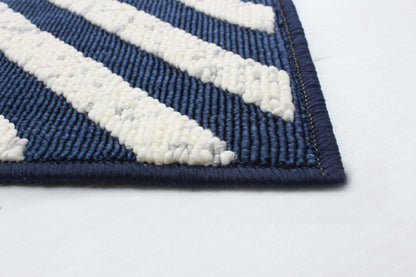 Tapis Dodie Bleu-Ivoire 6'7 x 9'6|Carpette Dodie bleueivoire 6 pi 7 po x 9 pi 6 po|D86FQY8A