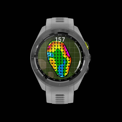 Garmin Approach S70 42mm - Céramique noire, montre de golf Amoled, 43k parcours, caddie virtuel, GPS