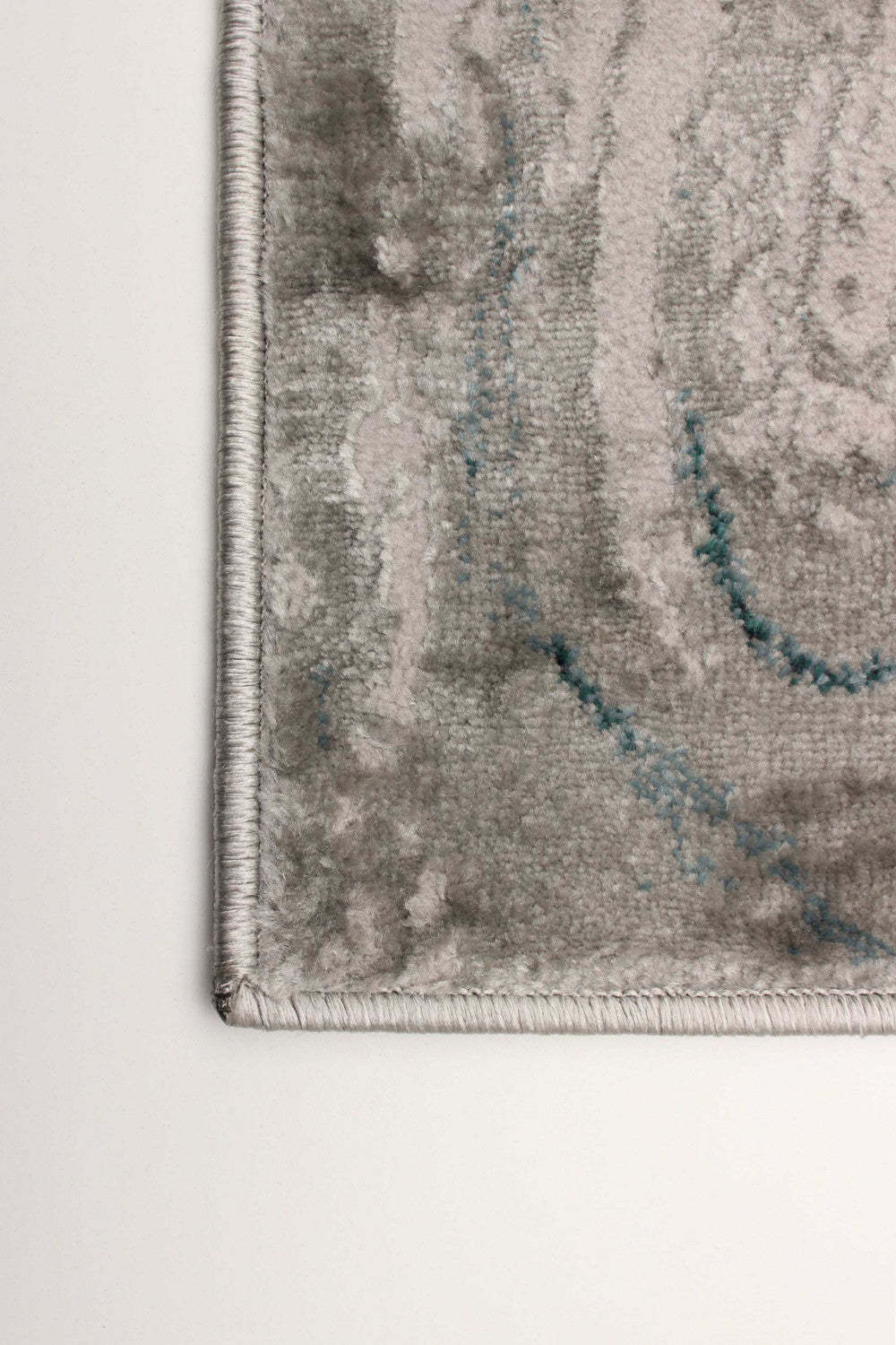 Tapis Zhara Sarcelle - 8'0 x 10'0|Carpette Zhara bleu sarcelle - 8 pi 0 po x 10 pi 0 po