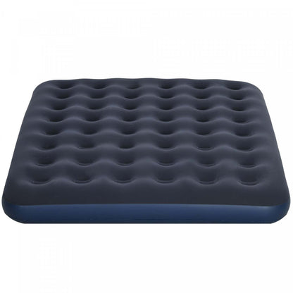 Matelas pneumatique Outsunny Queen, lit double gonflable, bleu foncé