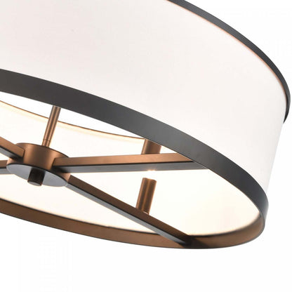 Lustre High Street à 4 lumières, 24 pouces, lampe noire | Lustre A 4 lampes High Street De 24 po, Noir