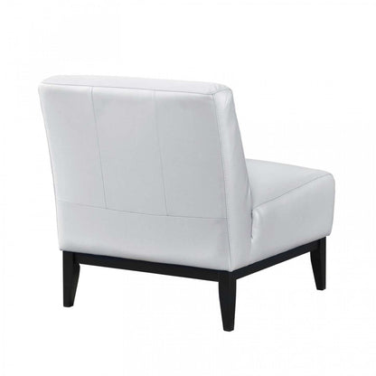 Fauteuil d'appoint Murdock en cuir argenté | Fauteuil D'appoint Murdock En Cuir Argenté