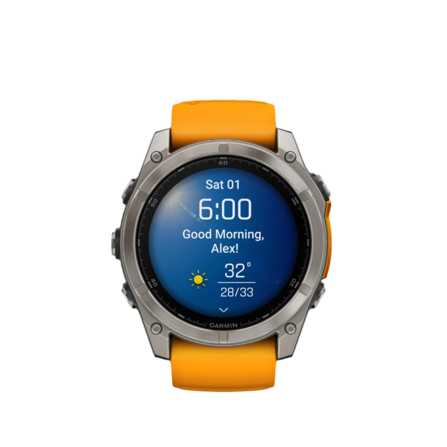 Garmin Fēnix 8 Amoled Sapphire Smartwatch 51mm - Gps, Boussole, Gyroscope Et Altimètre Barométrique | Montre Intelligente Garmin Fēnix 8 Amoled Sapphire 51mm - Gps, Boussole, Gyroscope Et Altimètre Barométrique