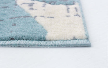 Tapis Ira Aqua 160 x 230 cm | Tapis turquoise Ira 160 x 230 cm | D86FWBIZ