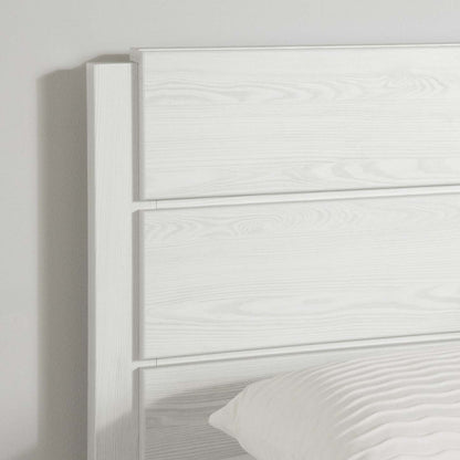 Ensemble lit Arlen Matelot avec 3 tiroirs et tête de lit - Pin blanc | Arlen Ensemble lit Matelot 3 Tiroirs et Tête de lit - Pin blanc