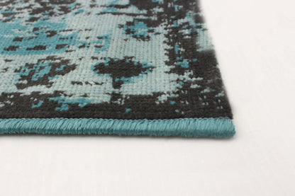 Tapis Chenta Aqua 5'3 x 7'7|Tapis Chenta turquoise 5 pi 3 po x 7 pi 7 po|D86FMYKV