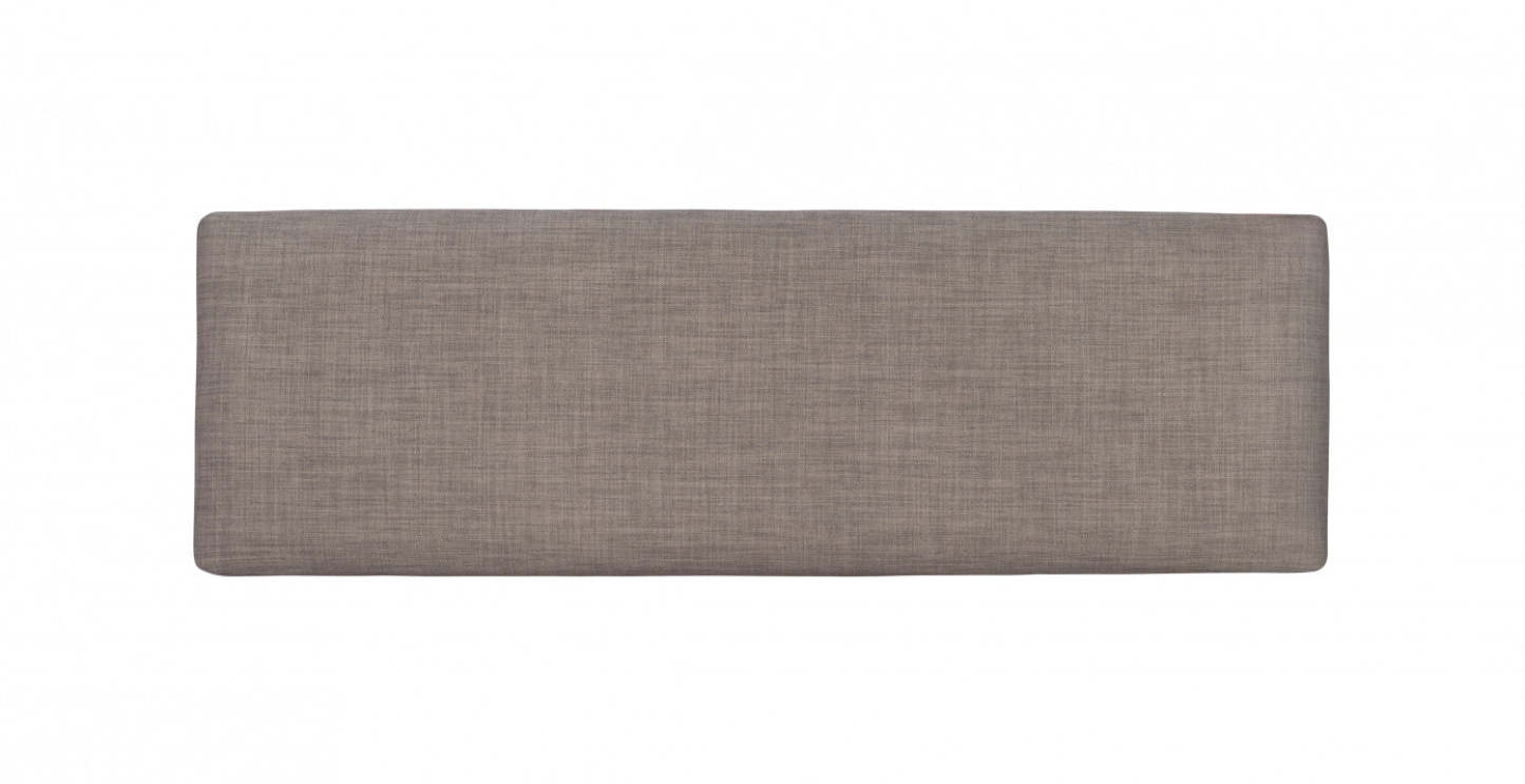 Jane Fabric Storage Dining Bench - Taupe|Banc de salle à manger Jane en tissu avec rangement - taupe