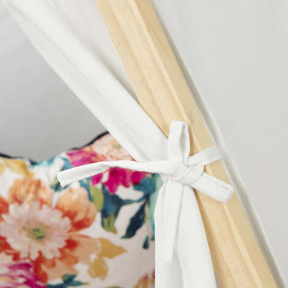 Sweedi Tente de jeu avec tableau - Blanc et Naturel | Sweedi Play Tent With Chalkboard - White and Natural | D83GB966