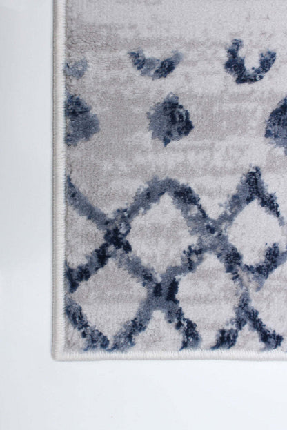 Carpette Dita bleu marine - 7 pi 10 po x 10 pi 2 po