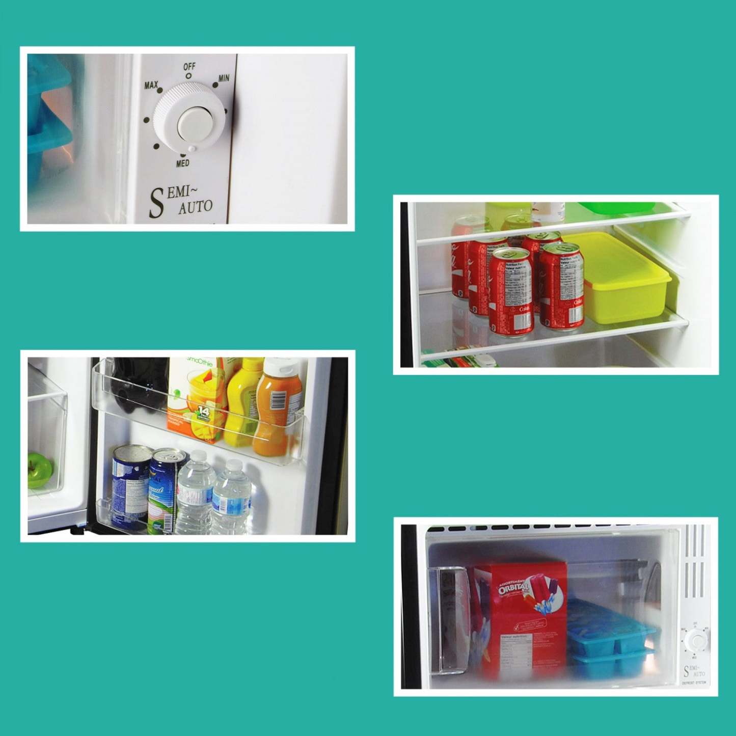 Koolatron 6,2 Cu. Fort. Réfrigérateur compact en acier inoxydable|Réfrigérateur compact Koolatron de 6,2 pi3 en acier inoxydable