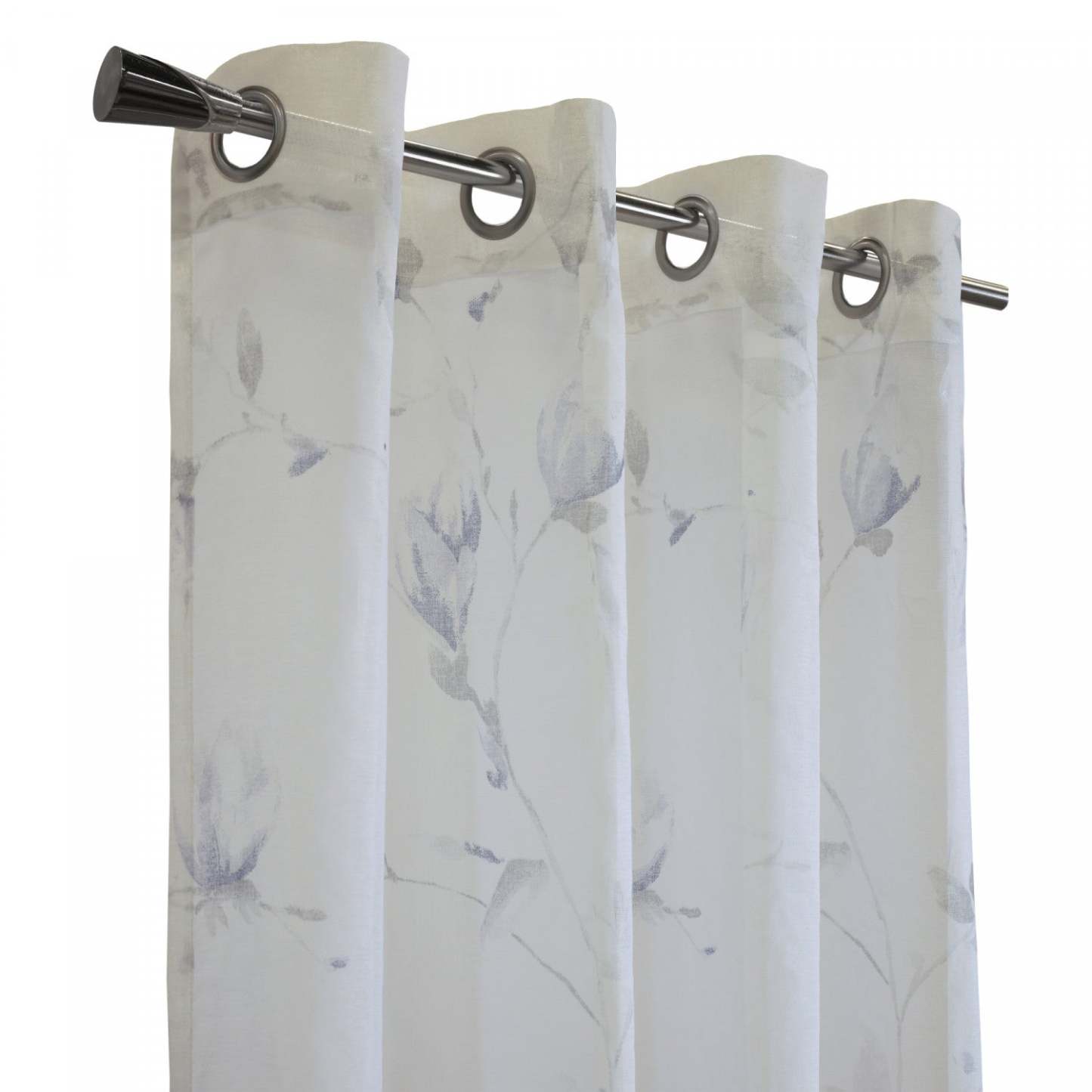 Habitat Symphony Purple Sheer Grommet Curtain Panel - 52 x 95|Panneau de rideau transparent à œillets Symphonie violet d'Habitat - 52 x 95