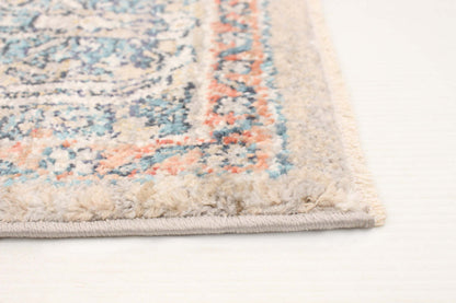 Tapis bleu-gris Bolivar Yalameh - 5'0 x 8'0|Carpette Bolivar Yalameh bleu-gris - 5 pi 0 pox 8 pi 0 po| D29Z4AWX