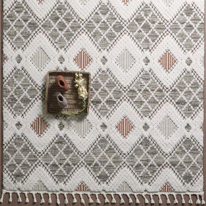 Tapis à poils longs Quinto Twinkle Orange - 6'3 x 9'|Carpette à poil long Quinto Twinkle orange - 6 pi 3 po x 9 pi