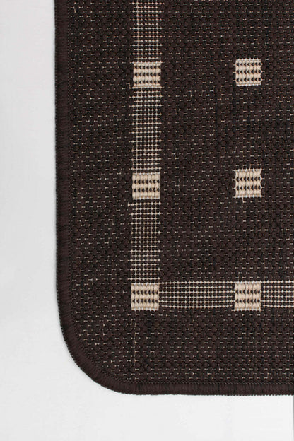 Tapis Clémentine Chocolat - 132 x 196 cm | Tapis Clémentine Chocolat - 132 x 196 cm