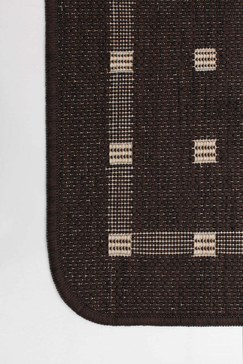 Carpette Clementine chocolat - 3 pi 3 po x 4 pi 7 po