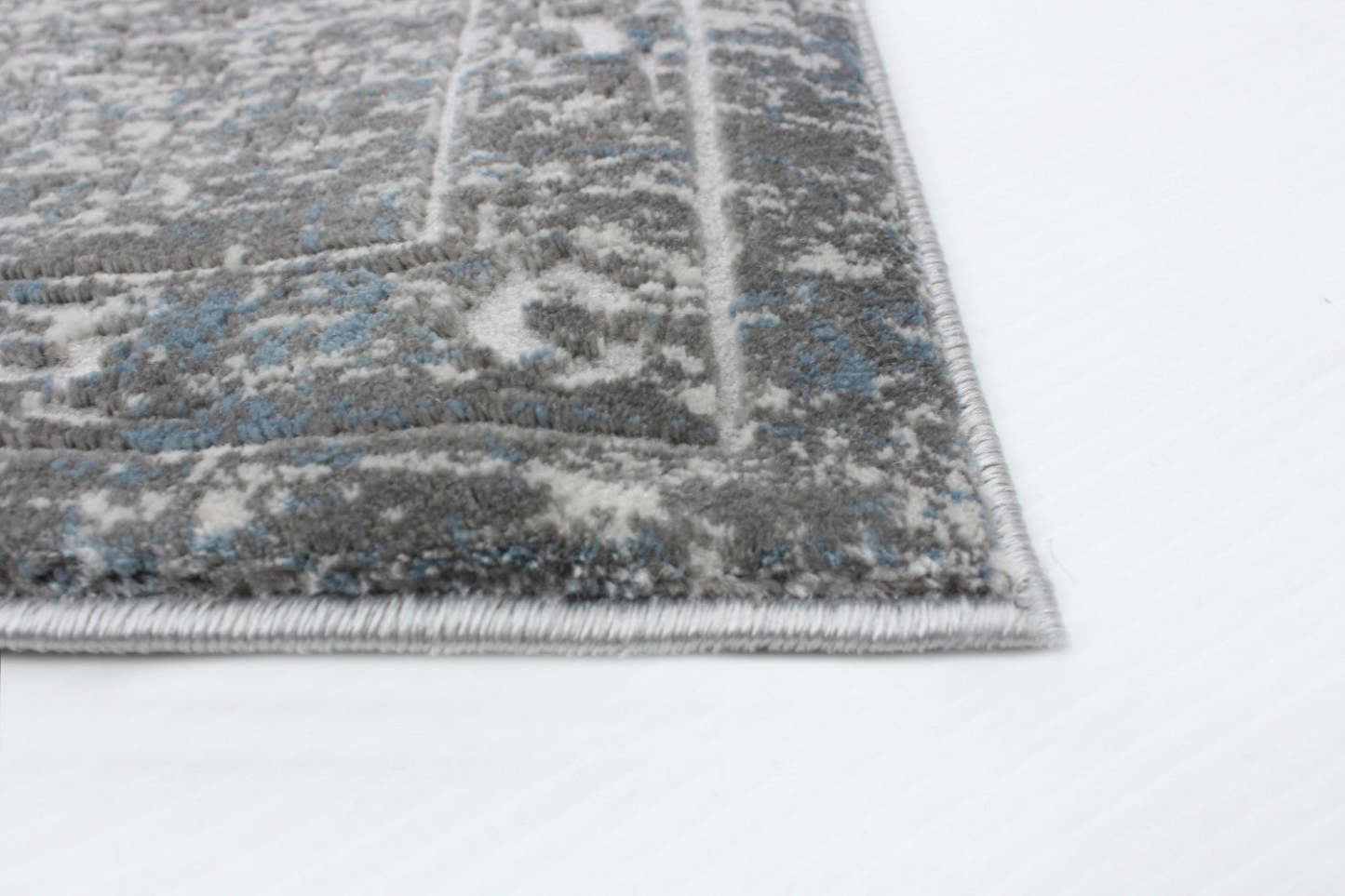 Tapis Dayna Bleu, Gris 8'0 X 10'0 Tapis|Carpette Dayna grise 8 pi 0 po x 10 pi 0 po