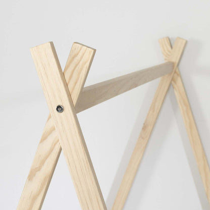 Lit pour tout-petit Sweedi - Bois naturel | Lit de bébé Sweedi - bois naturel | D83GZSY3