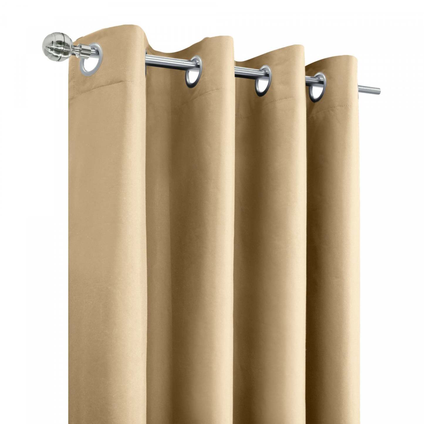 Thermaplus Alpine Taupe Blackout Grommet Curtain Panel - 52 x 84|Panneau de rideau occultant à œillets Alpin taupe de Thermaplus - 52 x 84