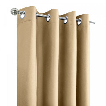 Thermaplus Alpine Taupe Blackout Grommet Curtain Panel - 52 x 84|Panneau de rideau occultant à œillets Alpin taupe de Thermaplus - 52 x 84