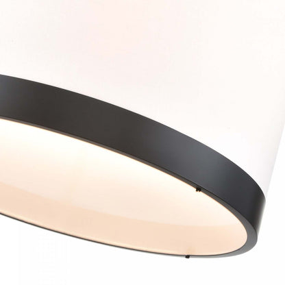 Lustre A 8 lampes High Street, Noir