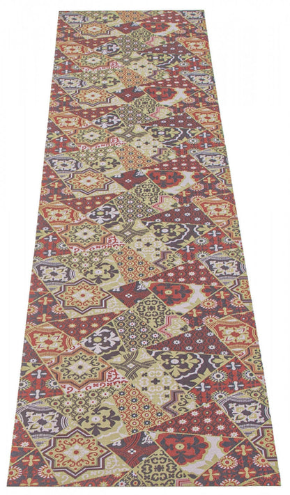Tapis Bellezza Rouge / Vert 2'2 x 28'0|Carpette Bellezza rougevert 2 pi 2 po x 28 pi 0 po|D21GQJ1Z
