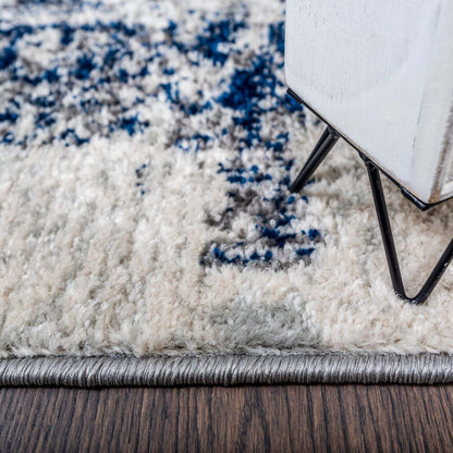 Tapis Roma Fantasia bleu marine 4x6 | Tapis Roma Fantasia bleu marine 4 x 6 | D80GB7LO