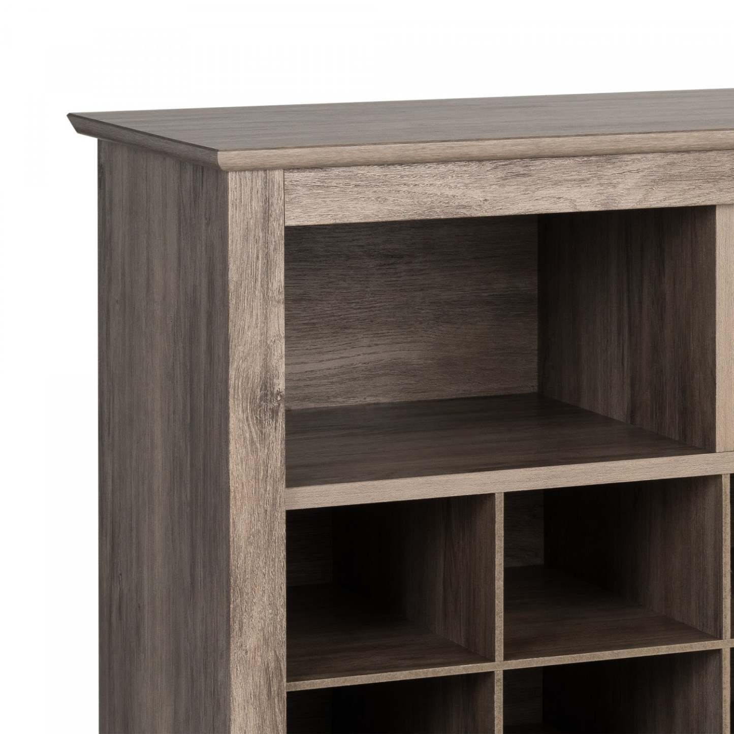 Shoe Cubby Console - Drifted Grey|Console à compartiments pour chaussures - gris délavé