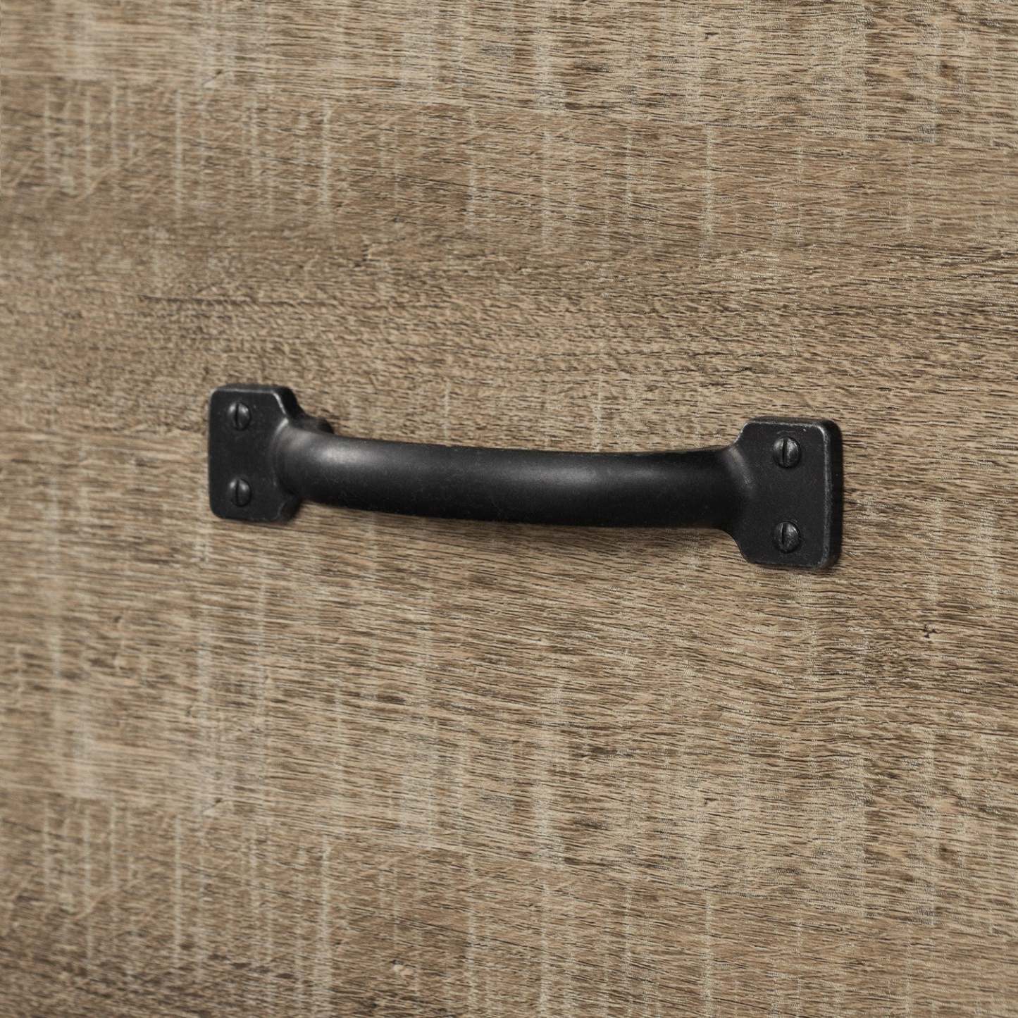 Bureau Tassio avec plateau pour clavier - Chêne patiné | Bureau Tassio avec plateau pour clavier - chêne vieilli | D83GTOBV