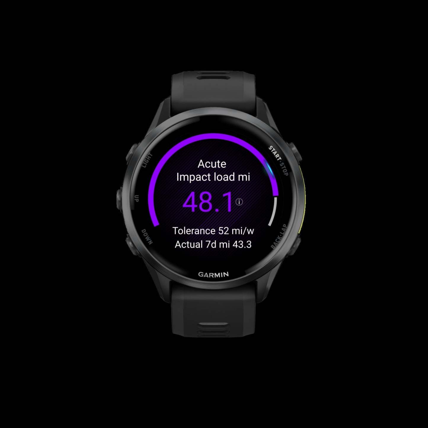 Montre intelligente Garmin Forerunner 970 47 mm, Amoled, Titane gris carbone, Suivi de fitness GPS, Course, Triathlon, Autonomie de 15 jours