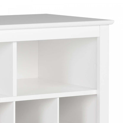 Shoe Cubby Console - White|Console à compartiments pour chaussures - blanche