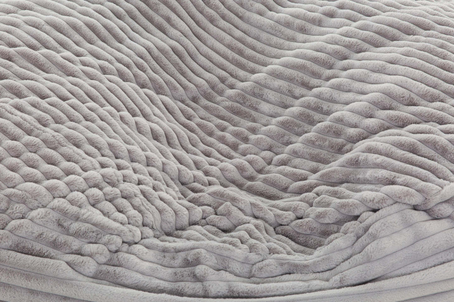 Sealy Kade Corduroy High Density Foam Bean Bag Chair - Grey|Fauteuil poire Kade de Sealy en velours tricoté avec mousse à haute densité - gris