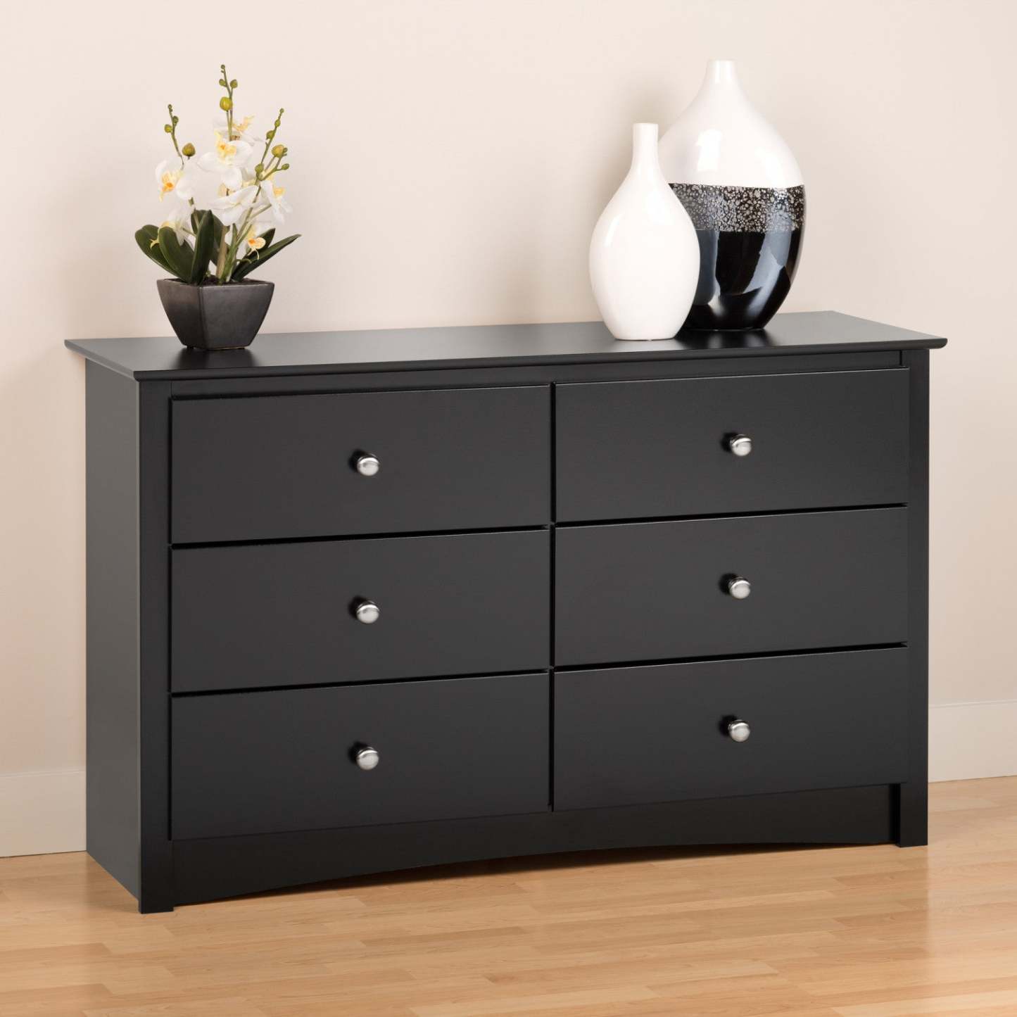 Jade Kids 6-Drawer Dresser - Black|Commode Jade à 6 tiroirs pour enfants - noire