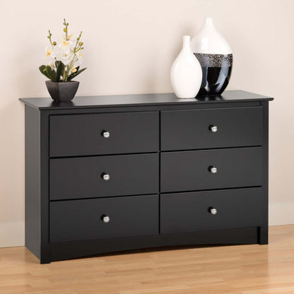 Jade Kids 6-Drawer Dresser - Black|Commode Jade à 6 tiroirs pour enfants - noire